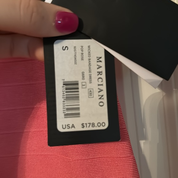 NWT Marciano Pop Rose Wicked Bandage Dress - Picture 4 of 5
